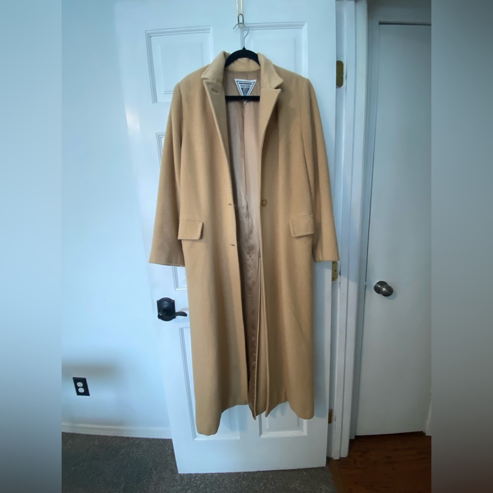 Marvin Richard’s Full-Length Camel Hair Women’s Trench Coat